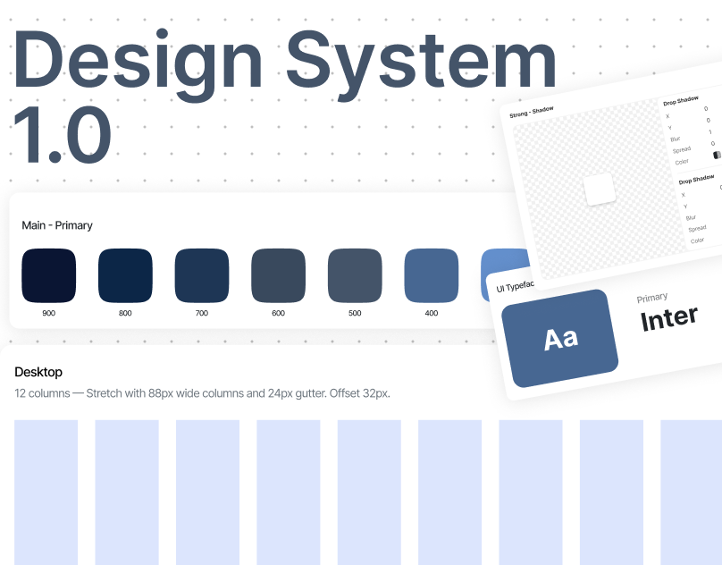 Design System case study cover