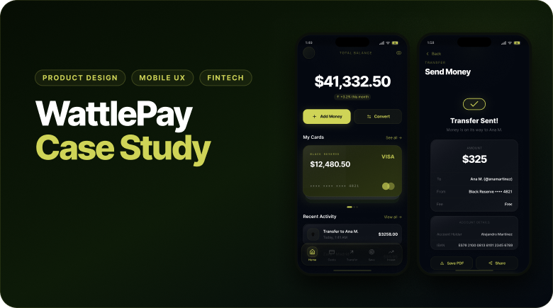 WattlePay mobile fintech case study cover